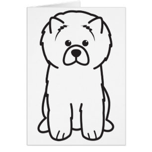 Chow-Chow Chow-Chow HundeCartoon