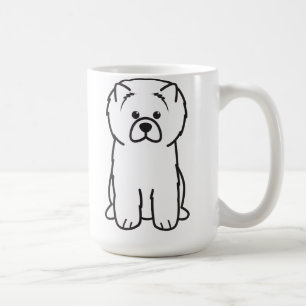 Chow-Chow Chow-Chow HundeCartoon Kaffeetasse