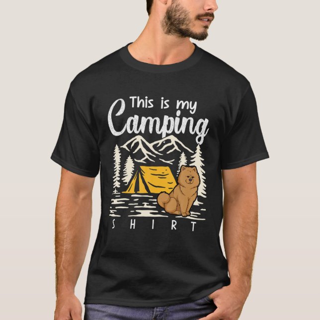 Chow Chow Chow Chow ist mein Camping T-Shirt (Vorderseite)