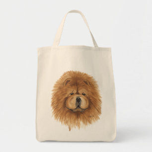 Chow-Chow Chow-Chow rote Taschentasche Tragetasche