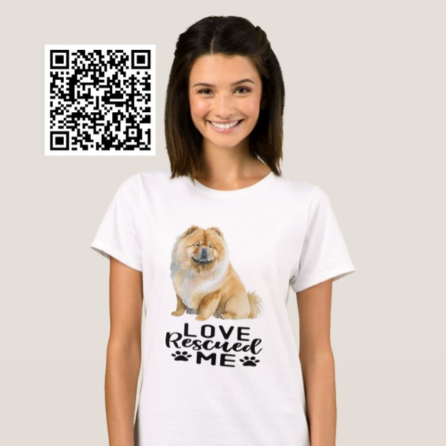 Chow Chow Chow Liebe rettete mich T-Shirt (Von Creator hochgeladen)