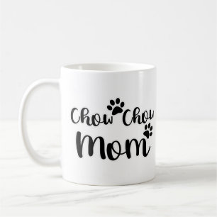 Chow Chow Chow Mama Druckt Grafikdesign Kaffeetasse