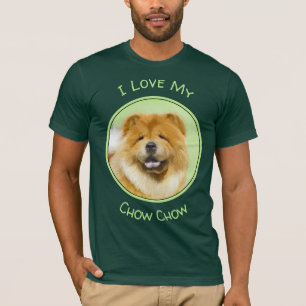 Chow Chow Chow Painting - Niedliche Original Hund  T-Shirt