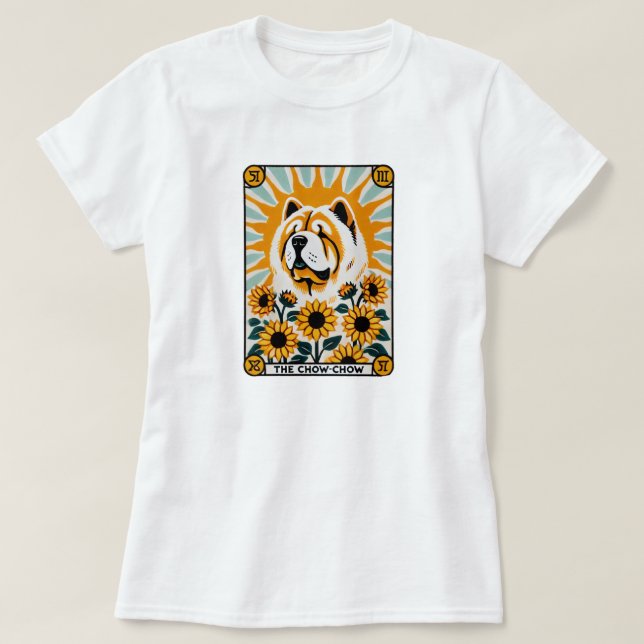 Chow Chow Chow Tarot Card T-Shirt (Design vorne)