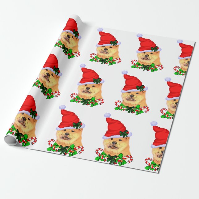 Chow Chow Chow WeihnachtsWeihnachtsWeihnachtsfeier Geschenkpapier (Ungerollt)