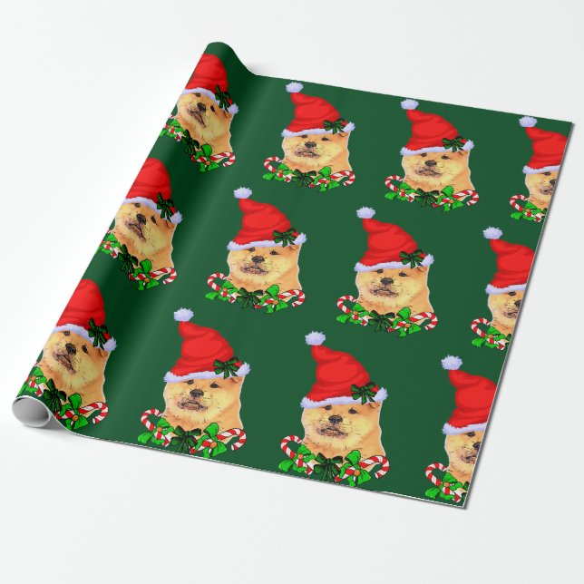 Chow Chow Chow WeihnachtsWeihnachtsWeihnachtsfeier Geschenkpapier (Ungerollt)