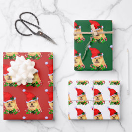 Chow Chow Chow WeihnachtsWeihnachtsWeihnachtsfeier Geschenkpapier Set