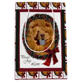 Chow Chow Chow WeihnachtsWeihnachtsWeihnachtsfeier Mittlere Geschenktüte
