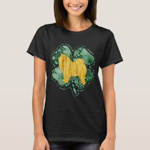 Chow Chow Clover Kleeblatt Irish St Patricks T-Shirt