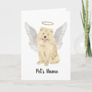 Chow Chow Dog Beileid Memorial Karte