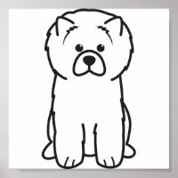 Chow Chow Dog Cartoon