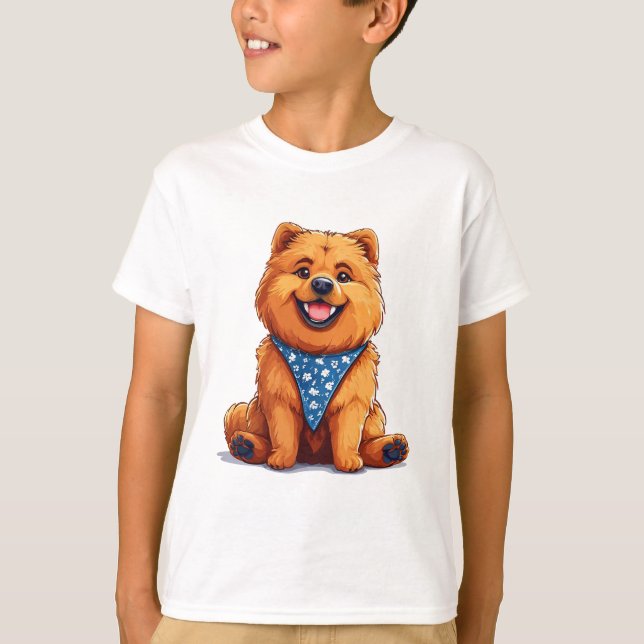 Chow Chow Dog T-Shirt (Vorderseite)