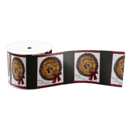 Chow Chow Dog Weihnachten Ripsband
