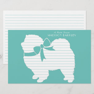 Chow Chow Doppy Welpe Briefpapier