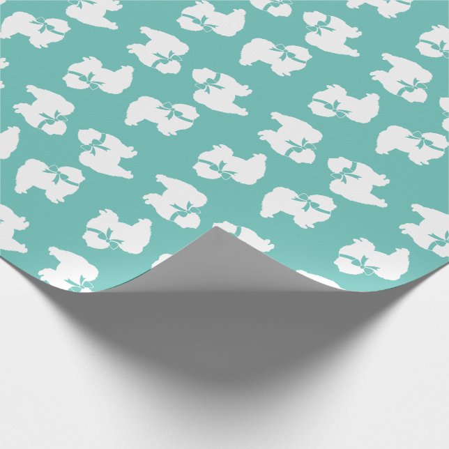 Chow Chow Doppy Welpe Geschenkpapier (Ecke)