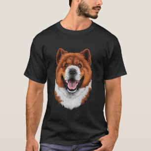 Chow Chow Gesicht Portrait Hundefreund T-Shirt