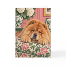 Chow Chow Grußkarte