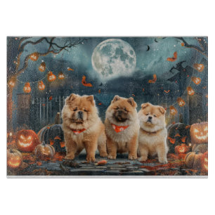 Chow Chow Halloween Spooky Schneidebrett