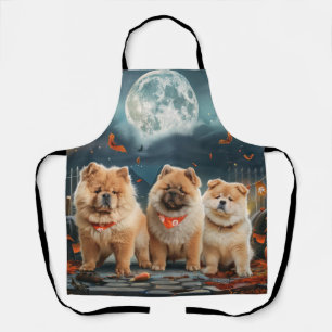 Chow Chow Halloween Spooky Schürze