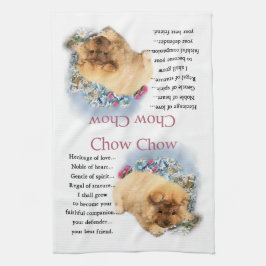 Chow Chow Heritage von Liebe Welpe Küchentuch