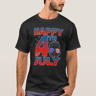 Chow Chow Hund 4. Juli Patriotic America Flag S T-Shirt