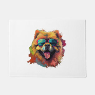 Chow Chow Hund Chinesische Hunde Rasse für eine Ch Fußmatte