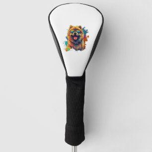 Chow Chow Hund Chinesische Hunde Rasse für eine Ch Golf Headcover