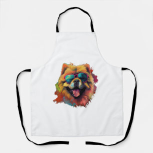 Chow Chow Hund Chinesische Hunde Rasse für eine Ch Schürze
