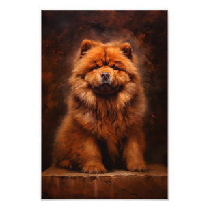 Chow-Chow-Hund Fotodruck