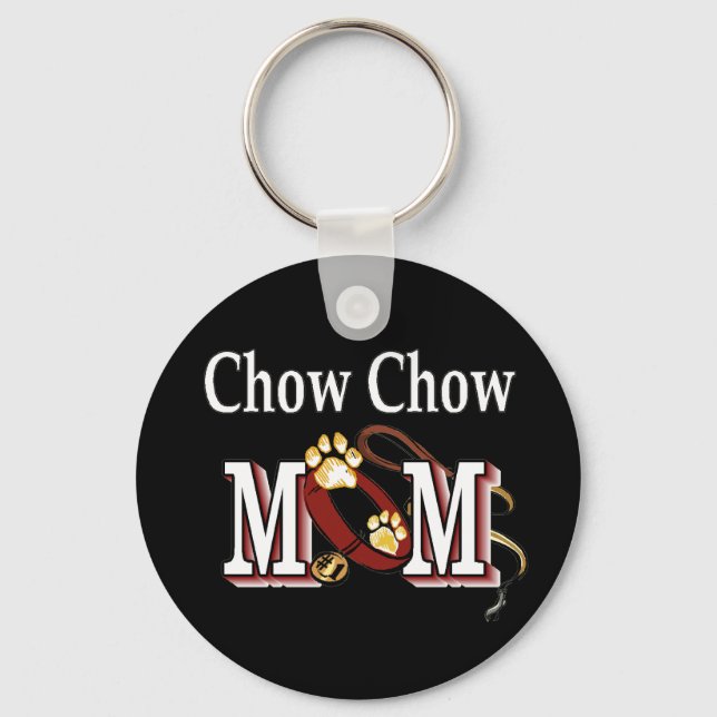 Chow Chow Hund Mama Geschenke Schlüsselanhänger (Vorderseite)