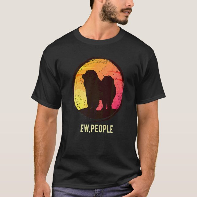 Chow-Chow-Hund Rasse  8 T-Shirt (Vorderseite)