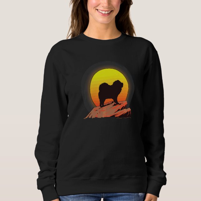 Chow-Chow-Hund Rasse Sweatshirt (Vorderseite)
