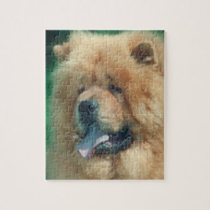 Chow-Chow-Hundepuzzlespiel Puzzle