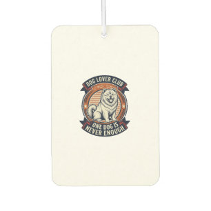 Chow Chow Hundeshirt Ein Hund ist nie genug Retro Autolufterfrischer