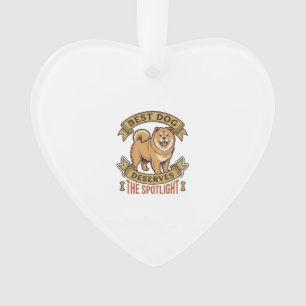Chow Chow Hundeshirt Vintage Gravur Lustiges Haust Ornament