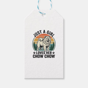 Chow Chow Hundeshirt Vintage Mädchen Hunde Liebhab Geschenkanhänger