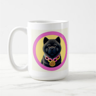 Chow Chow Illustrierter Hund Becher Kaffeetasse