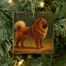 Chow Chow Keramikornament
