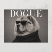 Chow Chow Luxus-Mode-Editorial