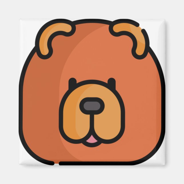 Chow Chow Magnet (Vorne)