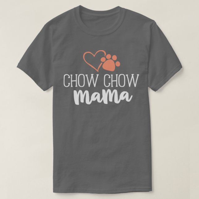 Chow Chow Mama Shirt Hundebesitzer Geschenke für F (Design vorne)