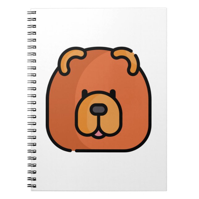 Chow Chow Notizblock (Vorderseite)