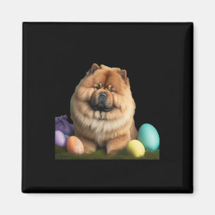 Chow Chow Osterfest Witziger Hund Ostertag Kostüm Magnet