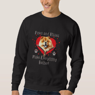 Chow Chow Paws macht alles besser Sweatshirt