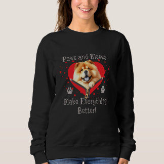 Chow Chow Paws macht alles besser Sweatshirt