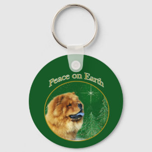 Chow Chow Peace Schlüsselanhänger