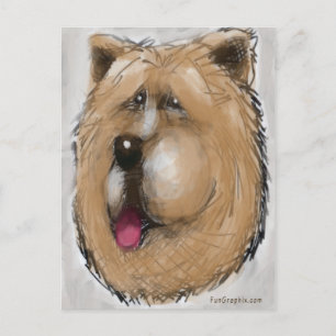 Chow Chow Postkarte