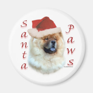 Chow Chow Santa Paws Magnet