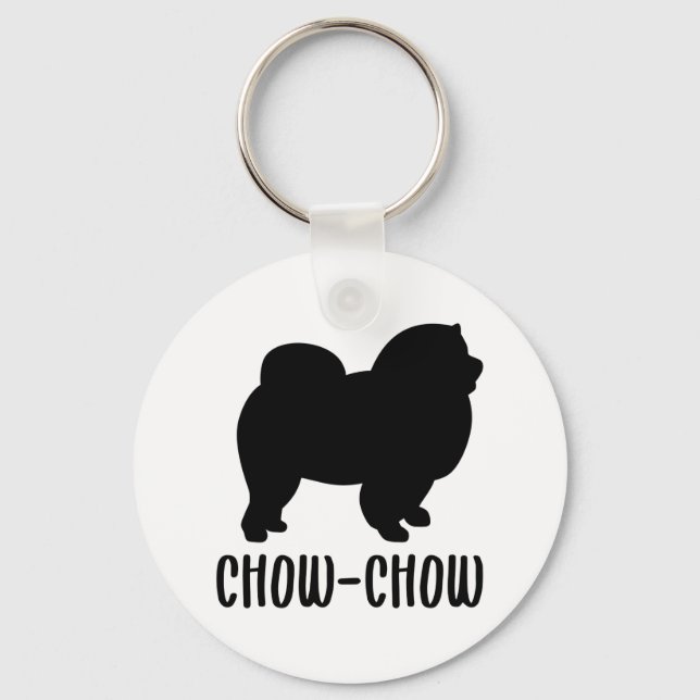 Chow-chow Schlüsselanhänger (Vorderseite)