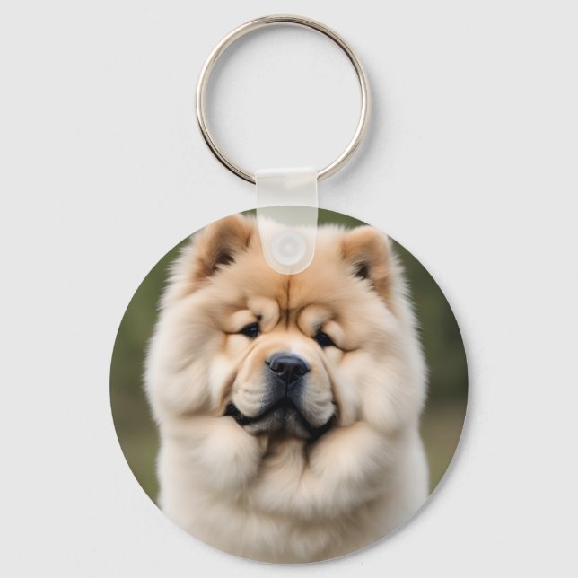 Chow Chow Schlüsselanhänger (Vorderseite)